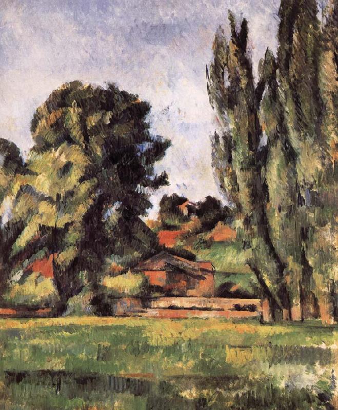 Paul Cezanne landscape has Baiyang